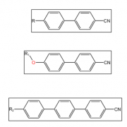 Structure of Liquid crystal mixture E7 ChemWhat Code 921522